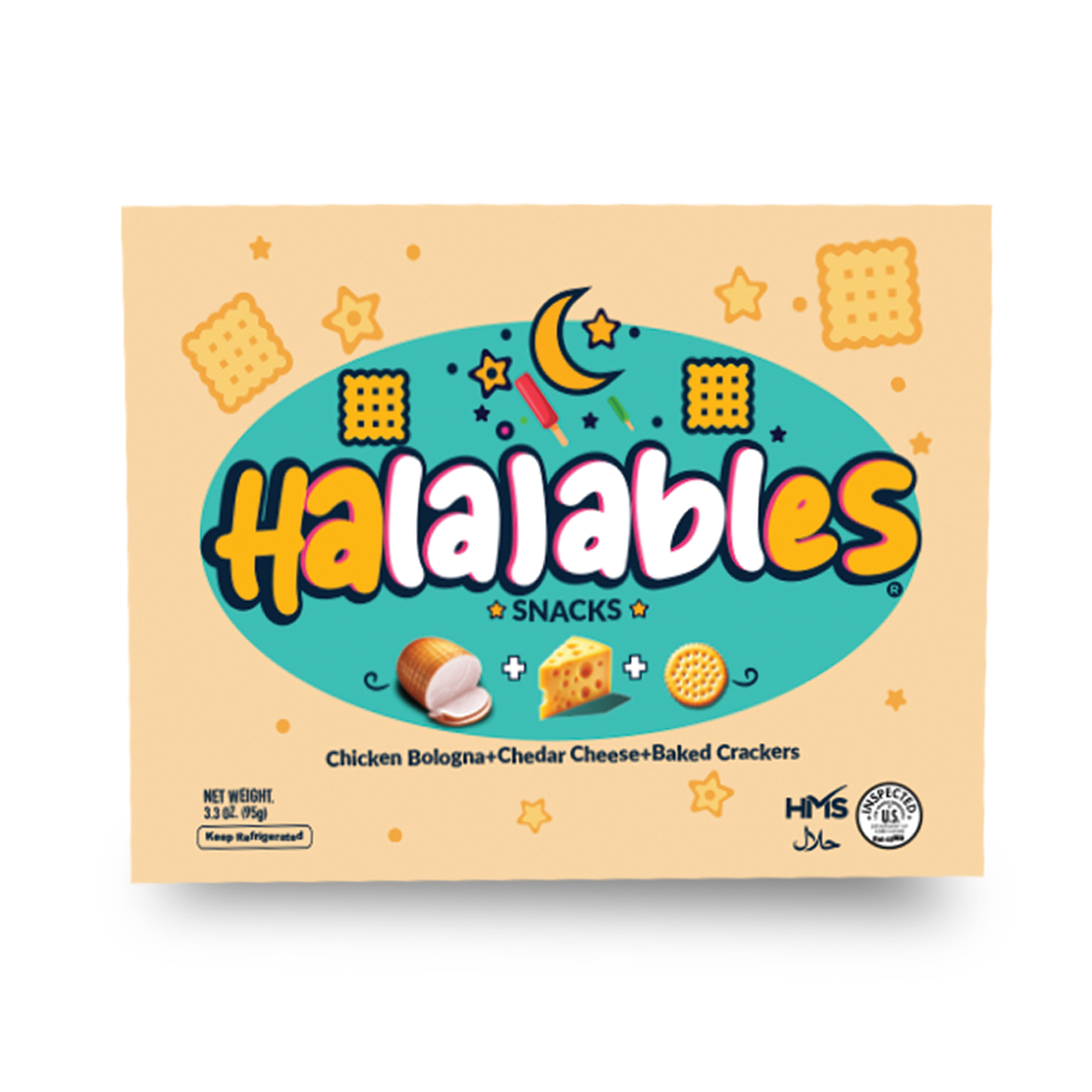 Chicken Bologna, Cheddar Cheese & Baked Crackers (3.3 oz)